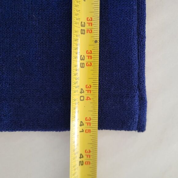 St. John Evening by Marie Gray Blue Knit Pants Size 6 - Picture 15 of 16